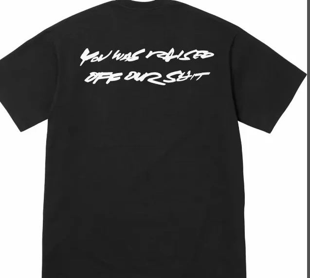 Box Tee Black Logo XL 24SS White M Futura L S and 1018